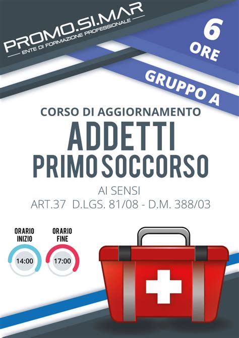 Corso Di Aggiornamento Per Addetti Al Primo Soccorso Aziendale Gruppo