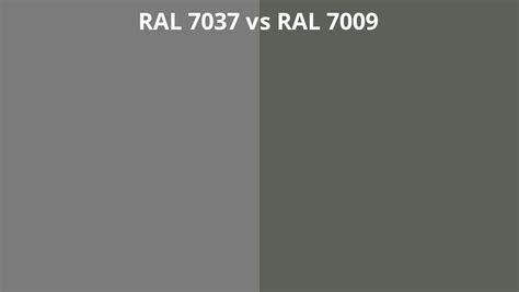 Ral 7037 Vs 7009 Ral Colour Chart Uk