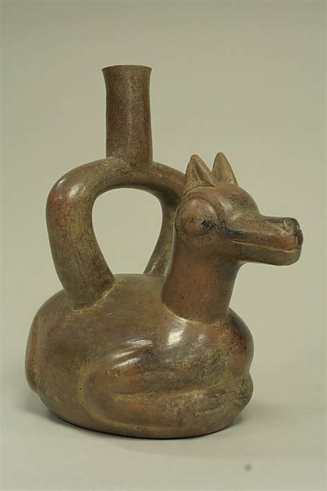 Stirrup Spout Bottle Llama Date Th Th Century Bce Geography Peru