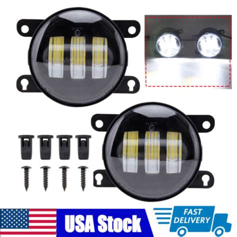 Super Bright Led Fog Light Driving Lamp Bumper Rightandleft Side Car Replacement Ebay