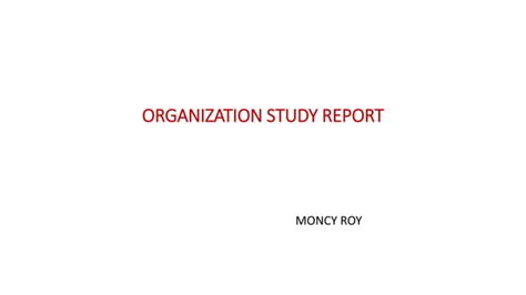 Moncy Organiations Study At Indian Rare Earth Limited Ppt