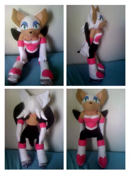 Rouge The Bat Plush By Lrk Creations On Deviantart