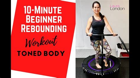 10 Minute Beginner Rebounding Workout For A Toned Body Youtube