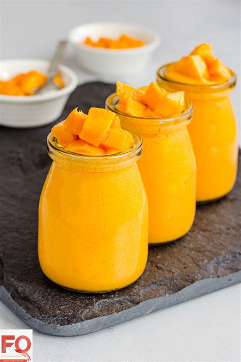 Mango Mousse Eggless Mango Mousse Recipe Flavor Quotient