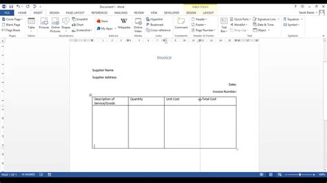 How To Create An Invoice In Word Document - Printable Form, Templates and Letter