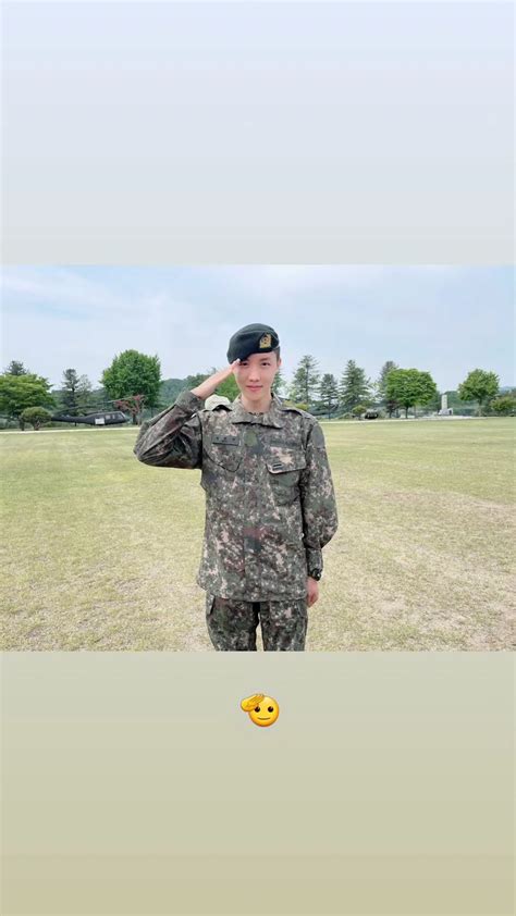 New Photo Of BTS's J-Hope In The Military Released - Koreaboo