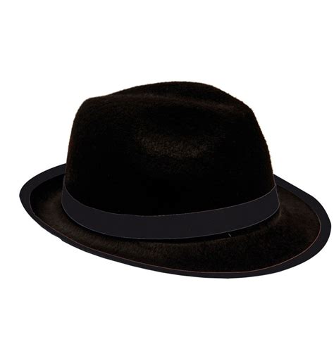 Sombrero De Gángster Negro