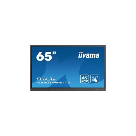 Iiyama Prolite Te Mis B Ag Interactive K Uhd Lcd Touchscreen