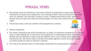 Phrasal Verbs PPT Descarga Gratuita