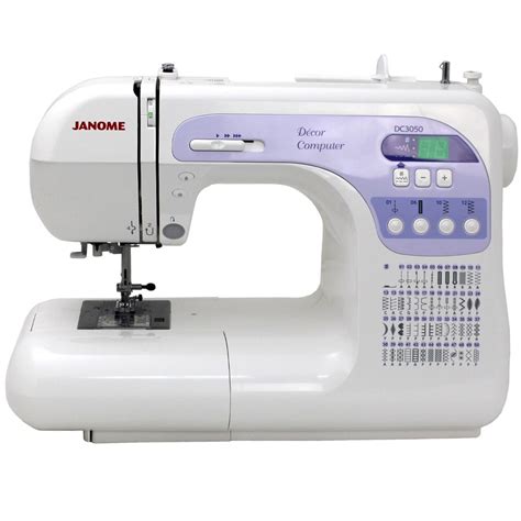 Janome DC 3050 Computerized Sewing Machine Front View Швейная