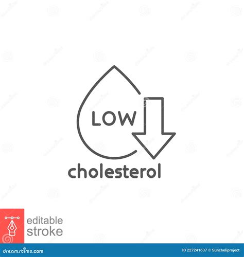 Low Cholesterol Icon. Symptoms of Metabolic Syndrome Stock Vector - Illustration of scale ...