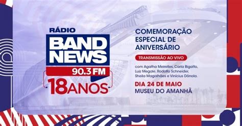 Anos Da Bandnews Fm No Museu Do Amanh Em Rio De Janeiro Sympla