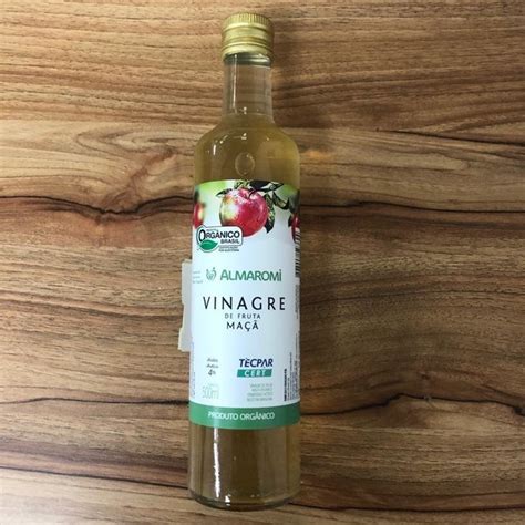 VINAGRE DE FRUTA MAÇA ORGÂNICO 500ML ALMAROMI VIDRO