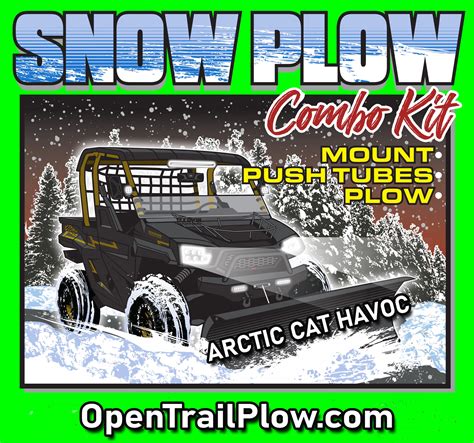 2018 2019 Arctic Cat Havoc Kfi Snow Plow Package Open Trail Plow Sales
