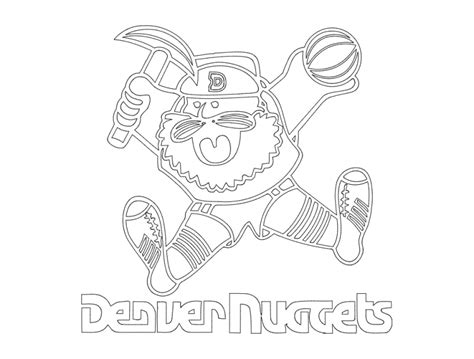 Denver Nuggets Coloring Pages