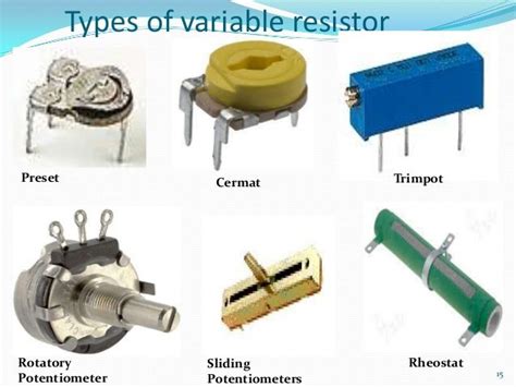 Types of variable ‪#‎resistors‬ ‪#‎ECE‬ ‪#‎EEE‬ | Simple electronics ...