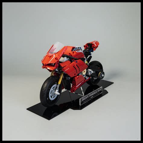 Acrylic Display Stand For LEGO Technic Ducati Panigale V4 R 42107