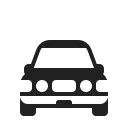 Oncoming Automobile Icon | FluentUI Emoji Mono Iconpack | Microsoft