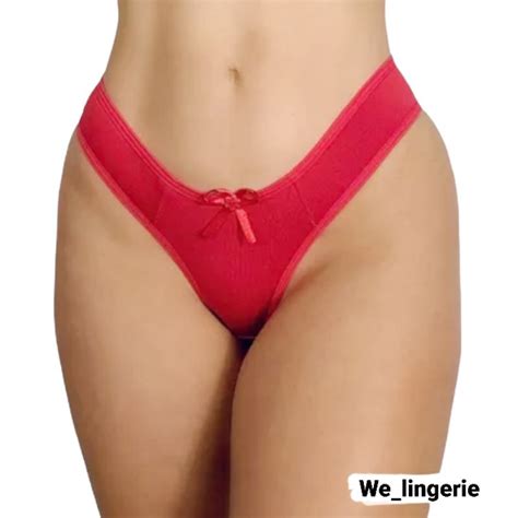 Kit 10 Calcinha Feminina Fio Dental Tanga Micofibra Tanguinha Fio Renda Lingerie Shopee Brasil