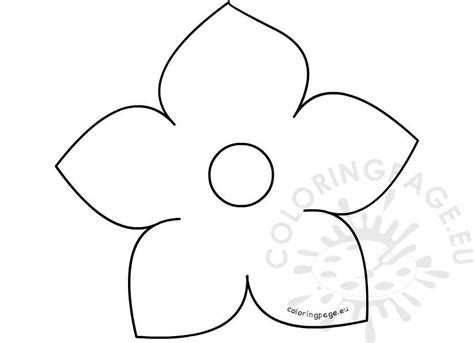 Petal Flower Template Free Printable