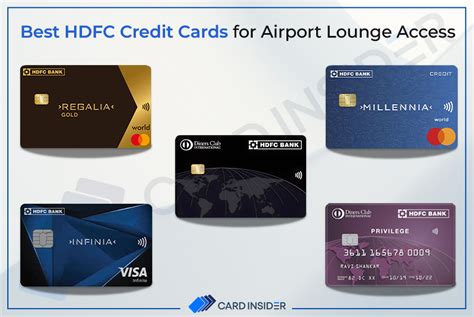 List Of HDFC Credit Cards For Airport Lounge Access