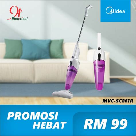 Midea 2 In 1 Stick Vacuum Cleaner Mvc Sc861r 91 Electrical