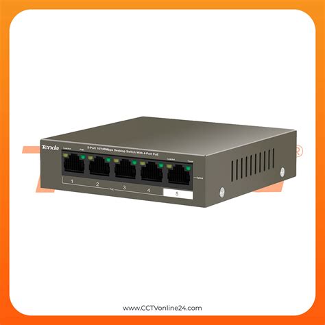 Tenda Tef P W Port Mbps Desktop Switch With Port Poe