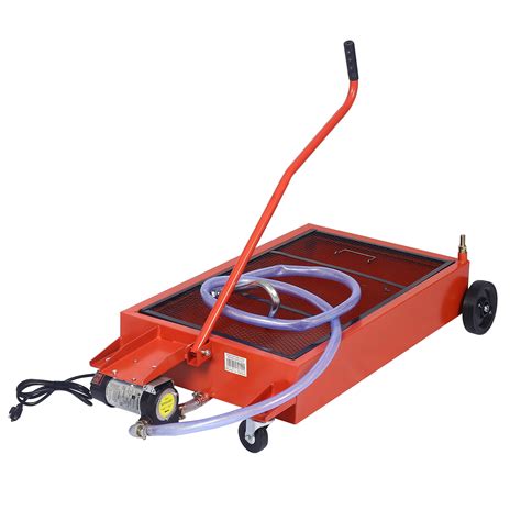 Oil Drain Pan Gallon Oil Drain Tank With Electric Pump Portable Low