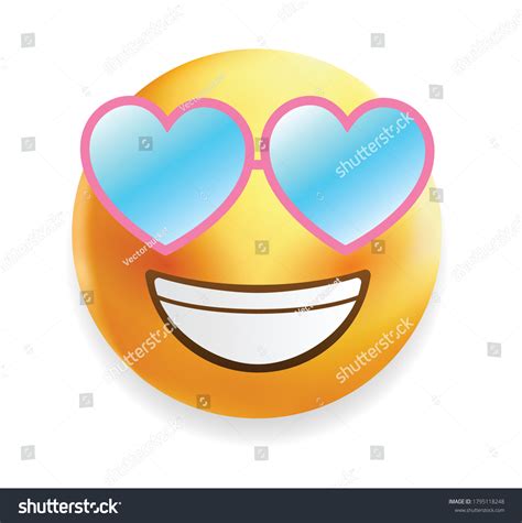 High Quality Emoticon Sunglassesemoji Vector Cool Stock Vector Royalty Free 1795118248