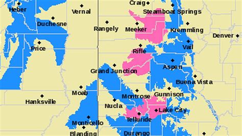 Western Slope Colorado Map – Warehouse of Ideas