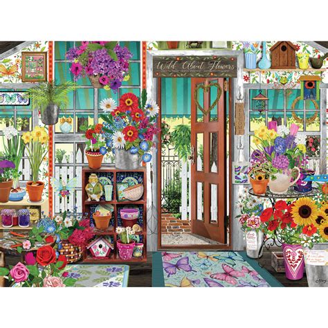 Flower Shop 300 Large Piece Jigsaw Puzzle Bits And Pieces