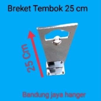 Jual Breket Pipa Kotak Dan Bulat H Cm Tembok Multifungsi Breket