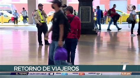 Telemetro Reporta On Twitter Viajeros Retornan A La Capital Tras