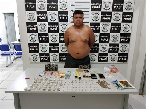 Bandido é preso em flagrante por tráfico de drogas em Luzilândia GP1