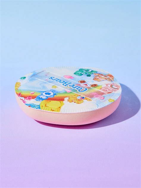 Romwe X Care Bears Cartoon Bear Print Powder Puff Makeup Puff Shein Usa