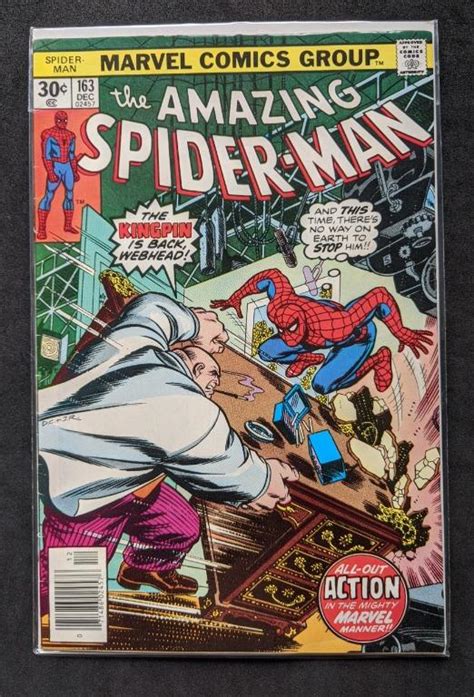 Amazing Spider Man 163 1976 Kingpin Len Wein Ross Andru Hobbies