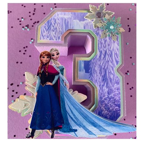 Frozen 3d Number Frozen 3d Letter Frozen Party Decorations Frozen