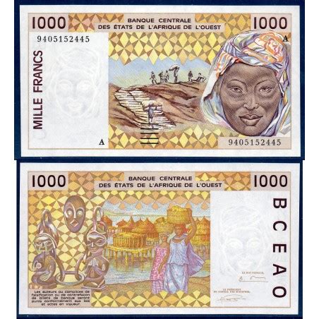 BCEAO Pick N111Ae Neuf Pour Le Cote D Ivoire Billet De Banque De 1000