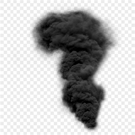 Dark Black Smoke Explosion Effect HD Citypng