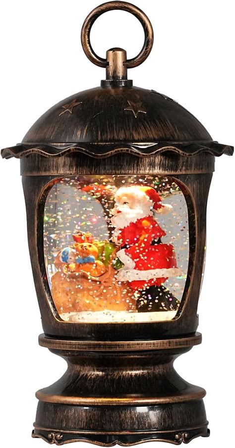 Amazon Inch Snow Globe Christmas Lighted Christmas Snow