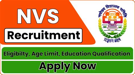 NVS Recruitment 2024 Notification Out For 1377 Non Teaching Posts Apply Now