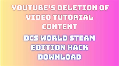 Found on YouTube: CHEATS, DCS World Steam Edition CHEAT FREE DOWNLOAD ...