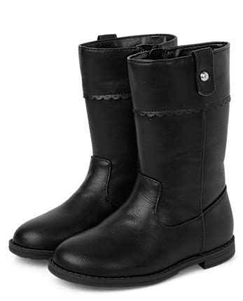 Girls Tall Boots - Little Essentials - BLACK | Gymboree