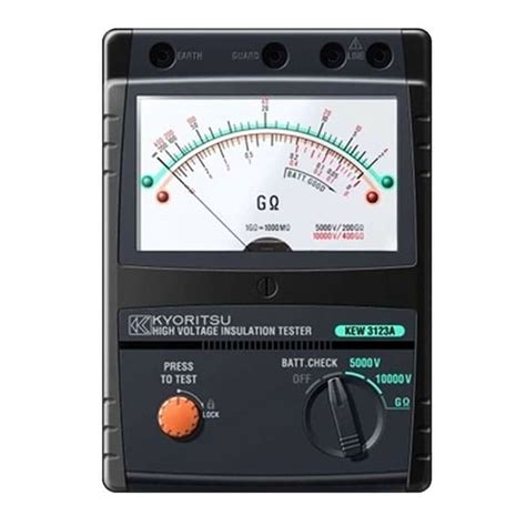 Buy Kyoritsu KEW 3123A High Voltage Insulation Tester