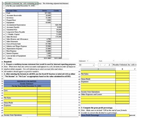 Solved Prepare And Analyze A Merchandiser S Multi Step Chegg