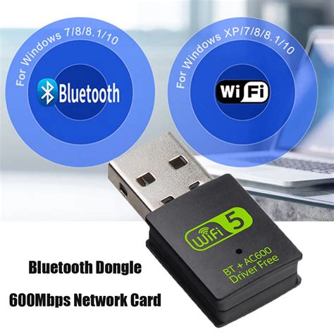 Adaptador 5g Para Notebook - Adaptador WiFi Mini USB Wireless 600M 5G Dual Band para Laptop PC Placa ...
