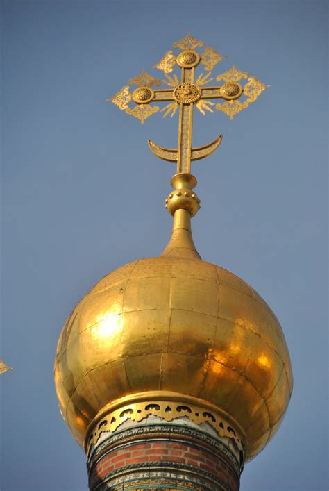 Detail Of A Golden Domes Of The Upper Saviour Cathedral T Flickr