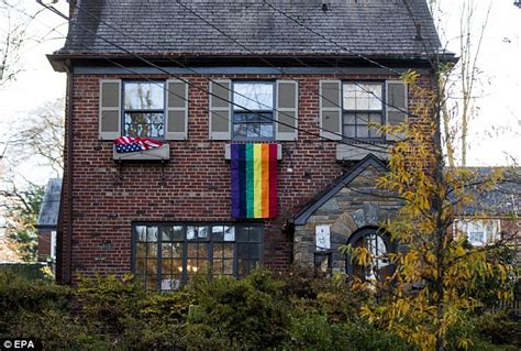 Mike Pence S New Washington Neighbors Fly Gay Pride Flags From Their