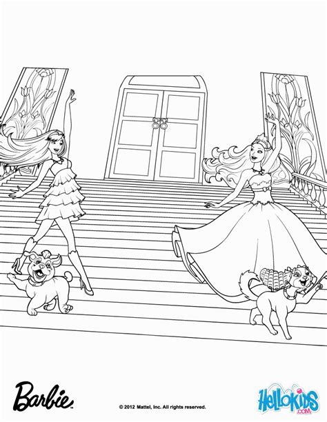 Barbie Princess And The Popstar Coloring Pages - Coloring Home