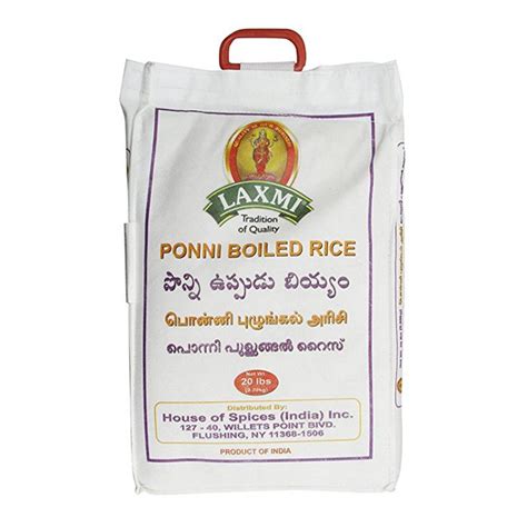 Buy Laxmi Ponni Boiled Rice Lbs Shresta Indian Grocery Quicklly